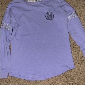 Oversized purple long sleeve PINK shirt